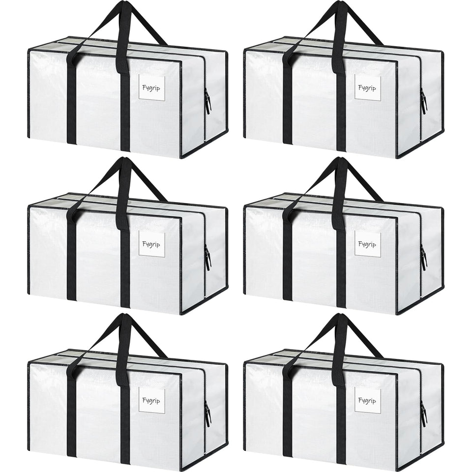 FYGRIP moving bags with open wide zipper for easy packing and loading