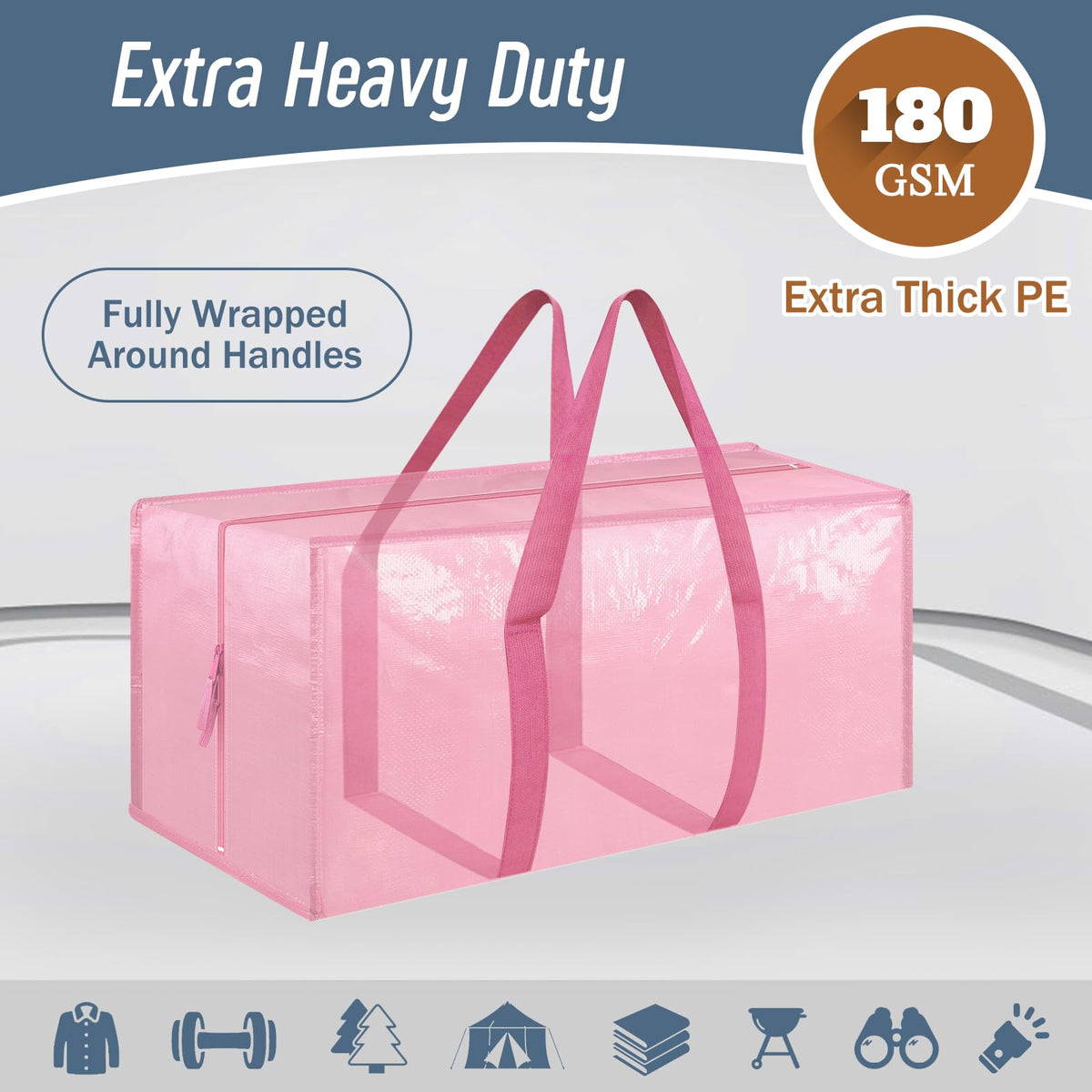 FYGRIP moving bags with wide-opening design for easy loading and unloading.