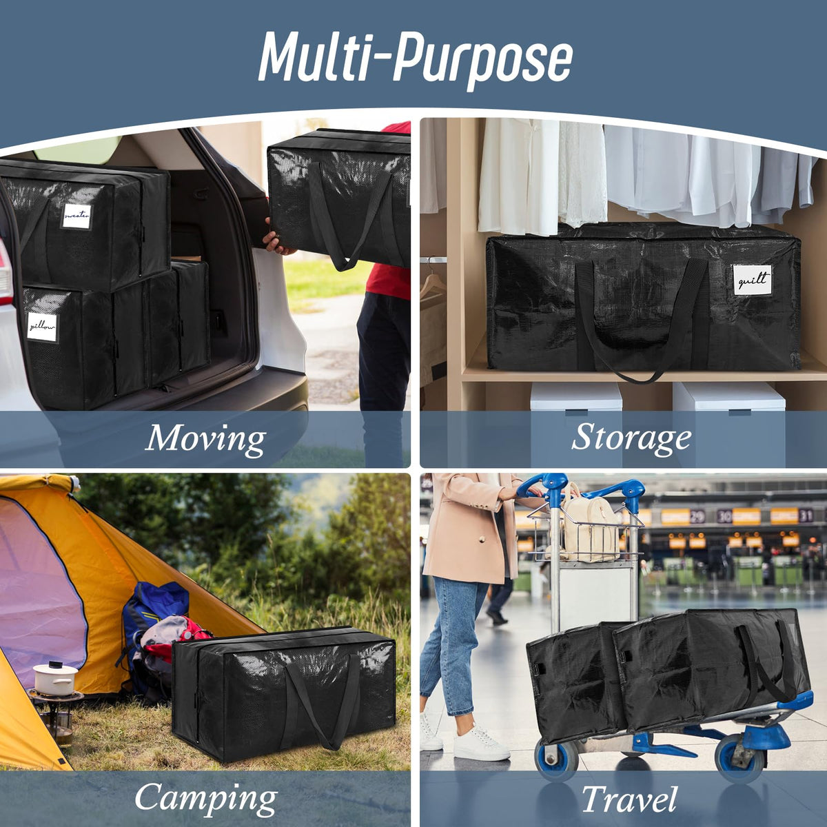 FYGRIP reinforced stitching enhances durability for frequent packing.