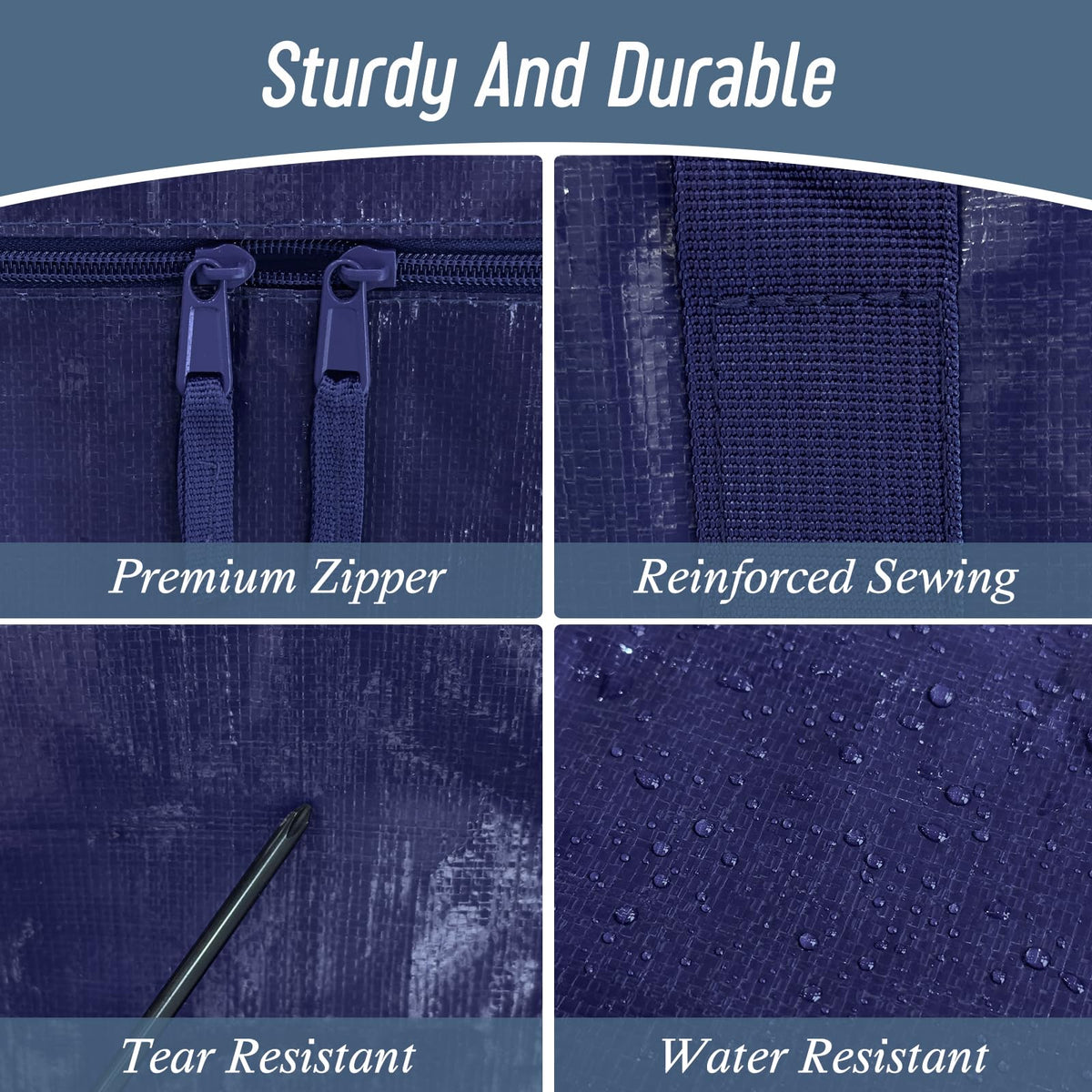 FYGRIP wide-open zipper allows easy packing of bulky items.