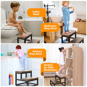 FYGUES non-slip adjustable rubber feet ensure steady footing.