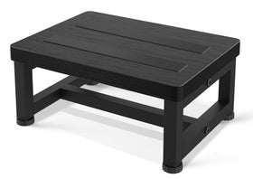 FYGUES step stool with non-slip feet offers stable footing on uneven surfaces.
