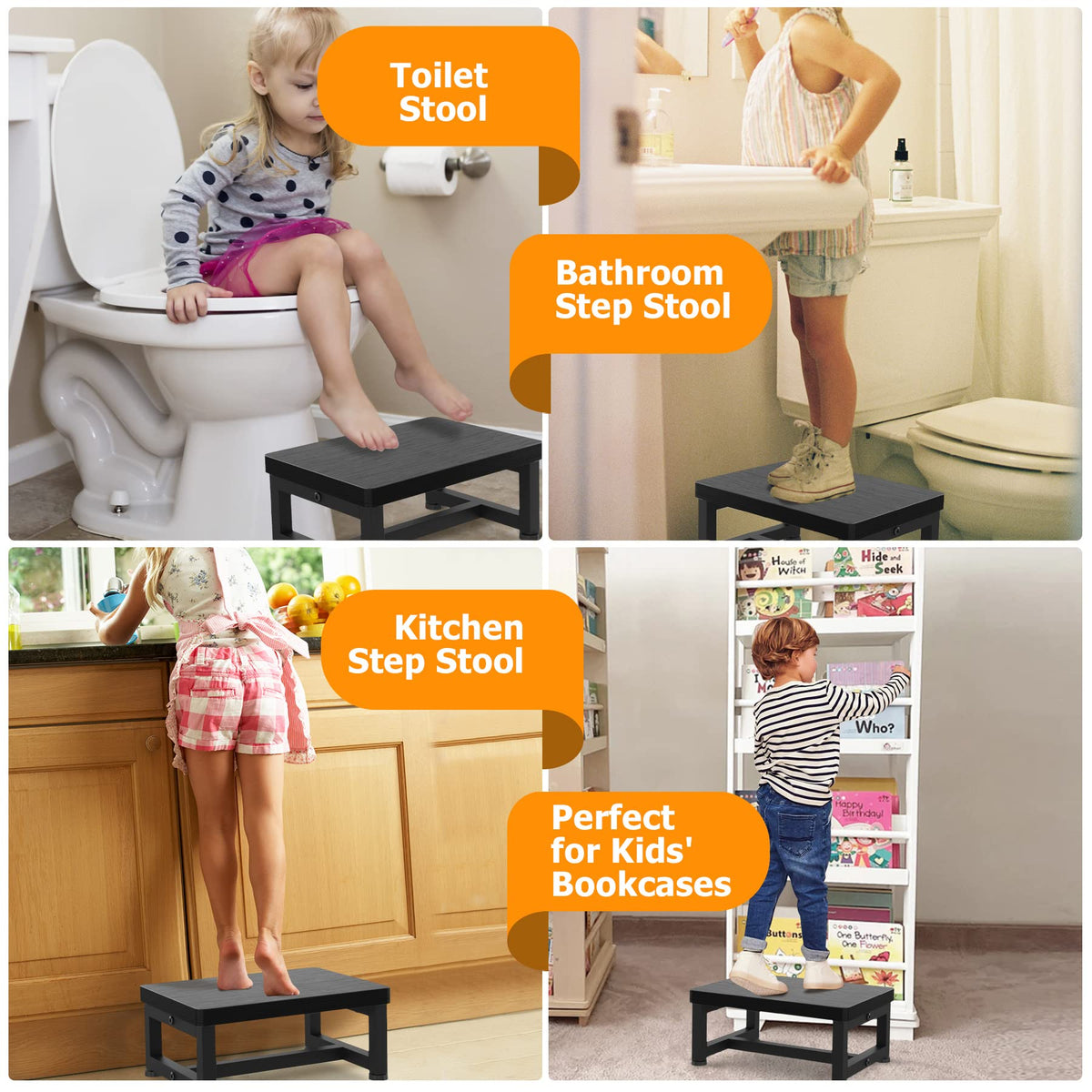 FYGUES stool ships with pre-drilled holes for quick assembly.