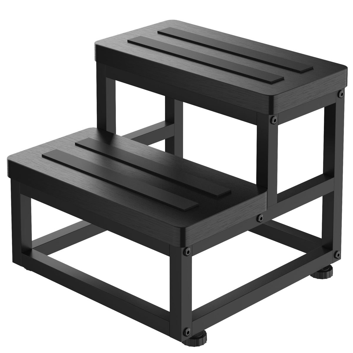 FYGUES round-corner design step stool provides safe bedside access on uneven floors.