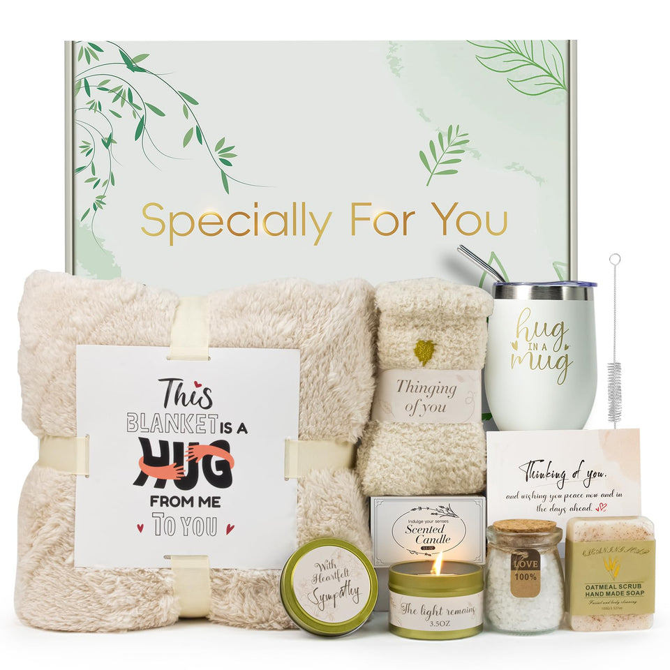 Fyroax sympathy throw blanket provides cozy warmth for comforting moments.