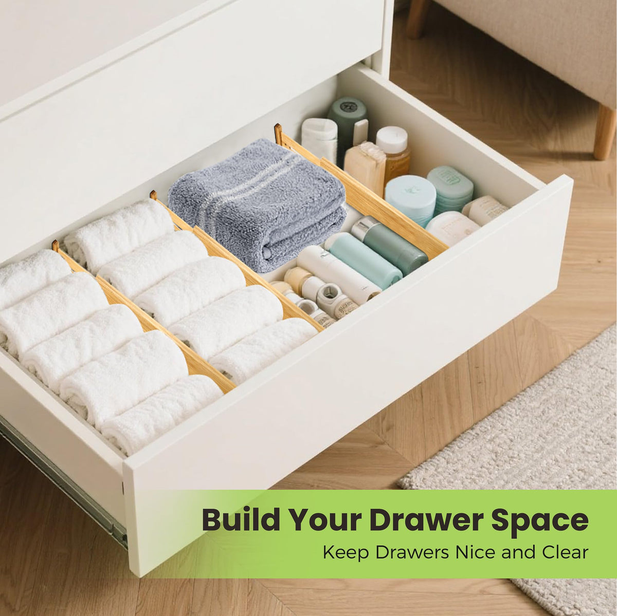 FyVva organized dresser drawer for clothes and accessories