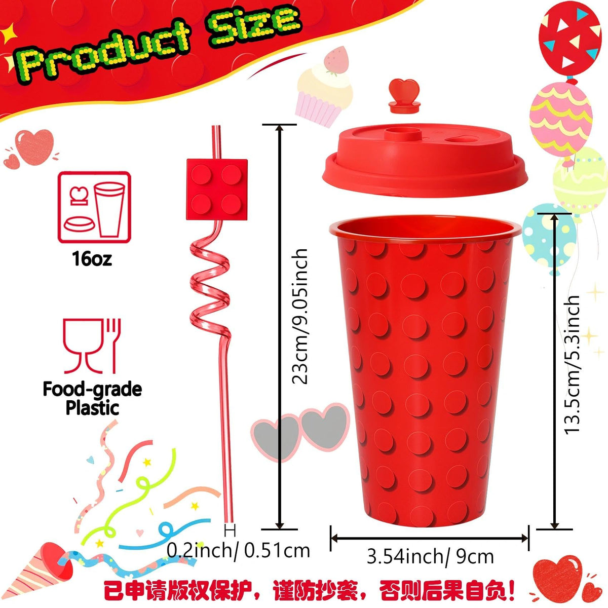 FZR Legend 473 ml cups close-up, ideal for beverages and snacks.