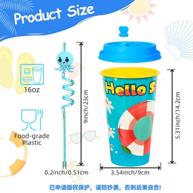 FZR Legend silly straws in four designs add playful charm to drinks.