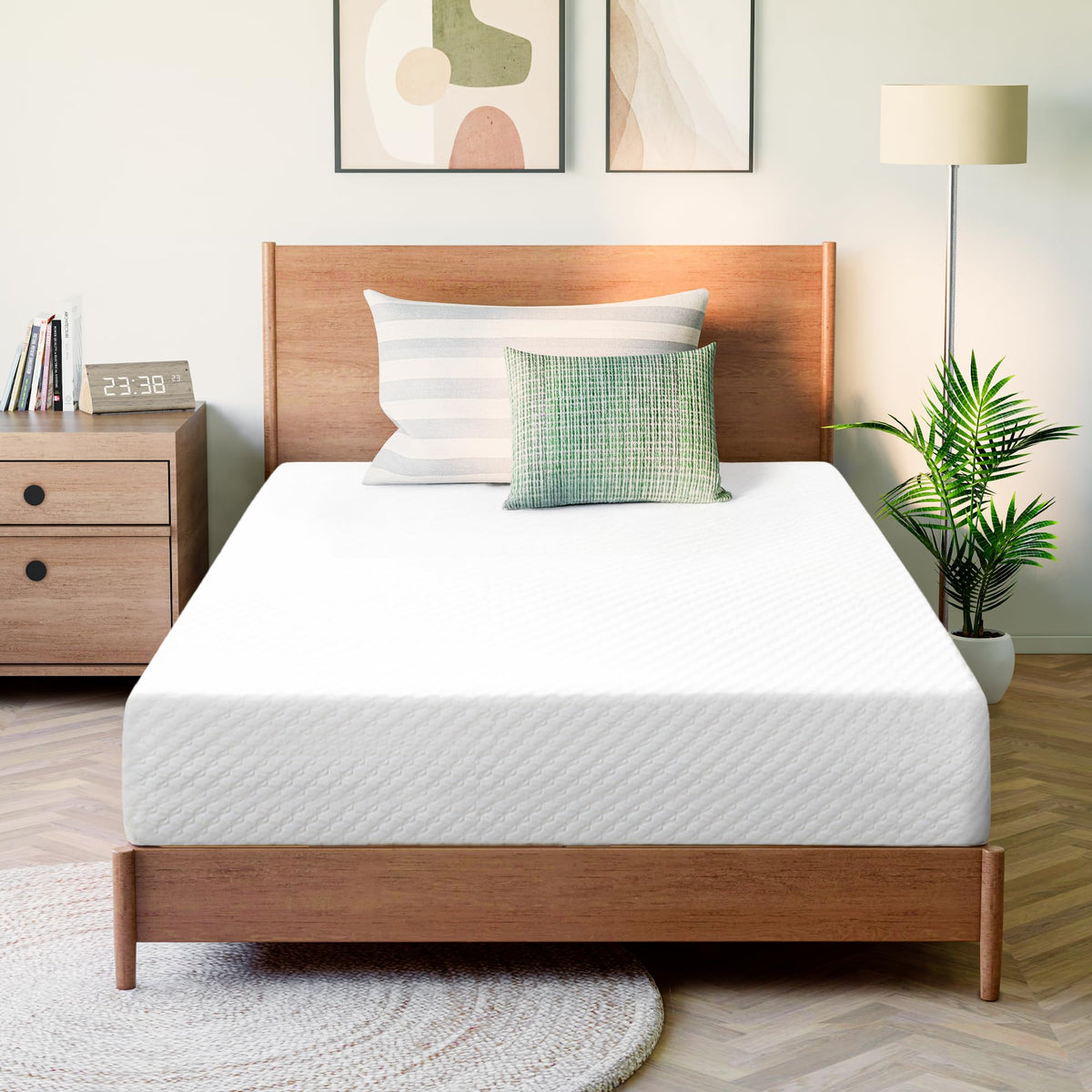 GAESTE 5-inch twin cooling memory foam mattress in a box delivers cool sleep