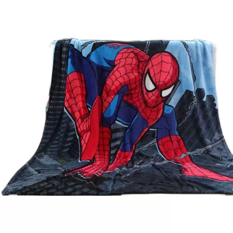 GAIGISFUR Spidey Supey blanket on living room sofa for cozy warmth