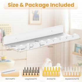 Gailia versatile storage for books, plush toys, and baby essentials.