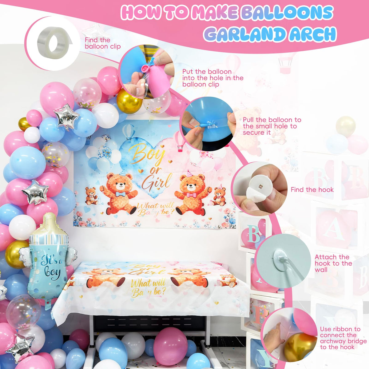 GAILROSO eco-friendly latex balloons offer premium quality and safety.