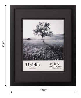 Gallery Solutions frame displayed on wall demonstrates portrait and landscape orientation.