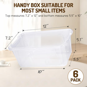 GAMENOTE 6 Qt bin with secure buckle latches keeps toys safely contained