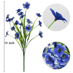 Gamity blue outdoor flowers for porch decor and fences