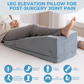 Ganondorf leg elevation pillow cover removable emphasizes easy hygiene