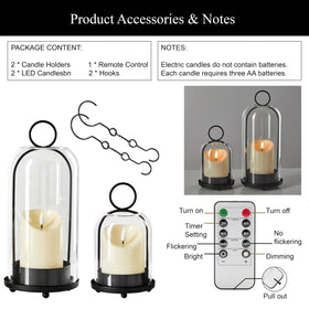 Ganwu brass-base candle holder fits pillar candles for versatile displays