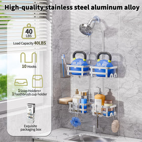 GAOKASE rust-proof aluminum for lasting shine in humid bathrooms.