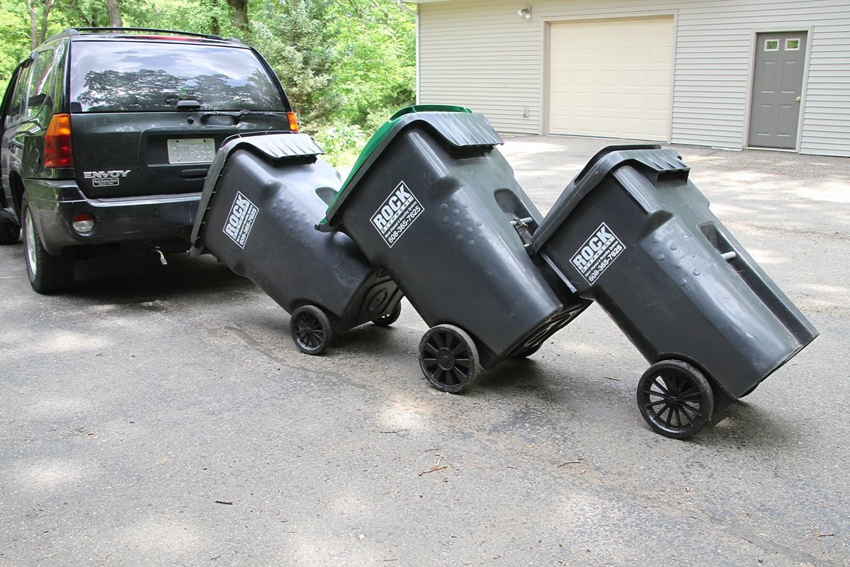 Garbage Commander textured powder-coated finish resists wear and weather