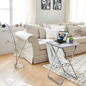 Garden 4 You TV Tray Table marble finish adds a modern touch