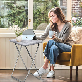 Garden 4 You TV Tray Table unfold ready setup for quick meals