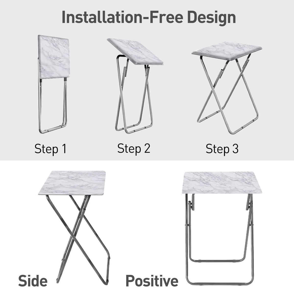 Garden 4 You TV Tray Table waterproof surface easy to wipe clean