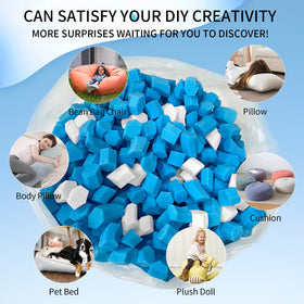 Garifon breathable bean bag refill enhances airflow for a cooler sitting experience.