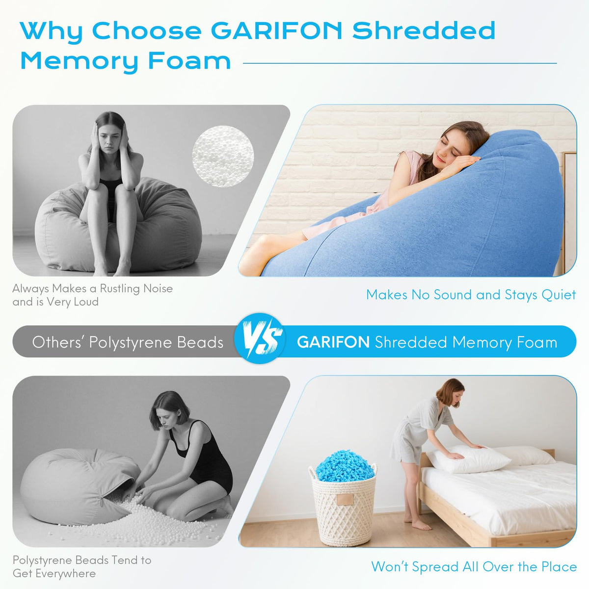 Garifon vacuum-packed foam fill ready to expand