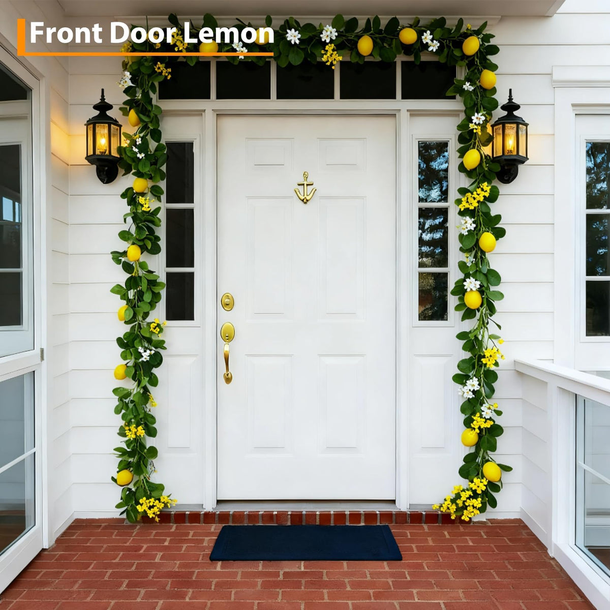 Garvee 6.56 ft garland fits wreaths, arches, and doorways.