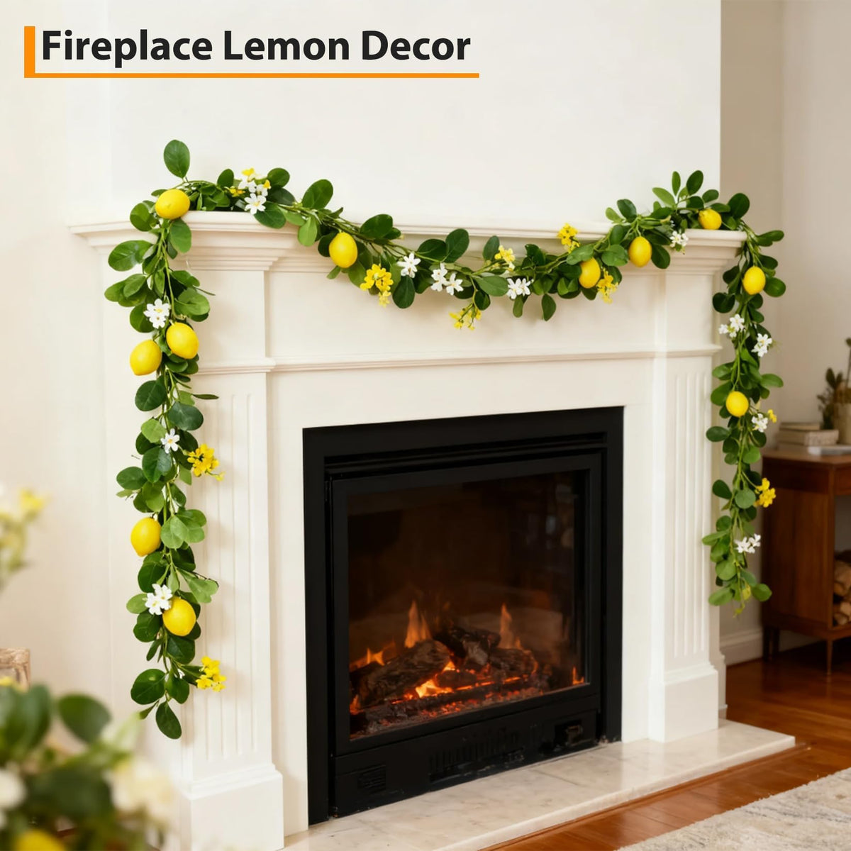 Garvee easy-care garland, wipe-clean for reusable seasonal decor.