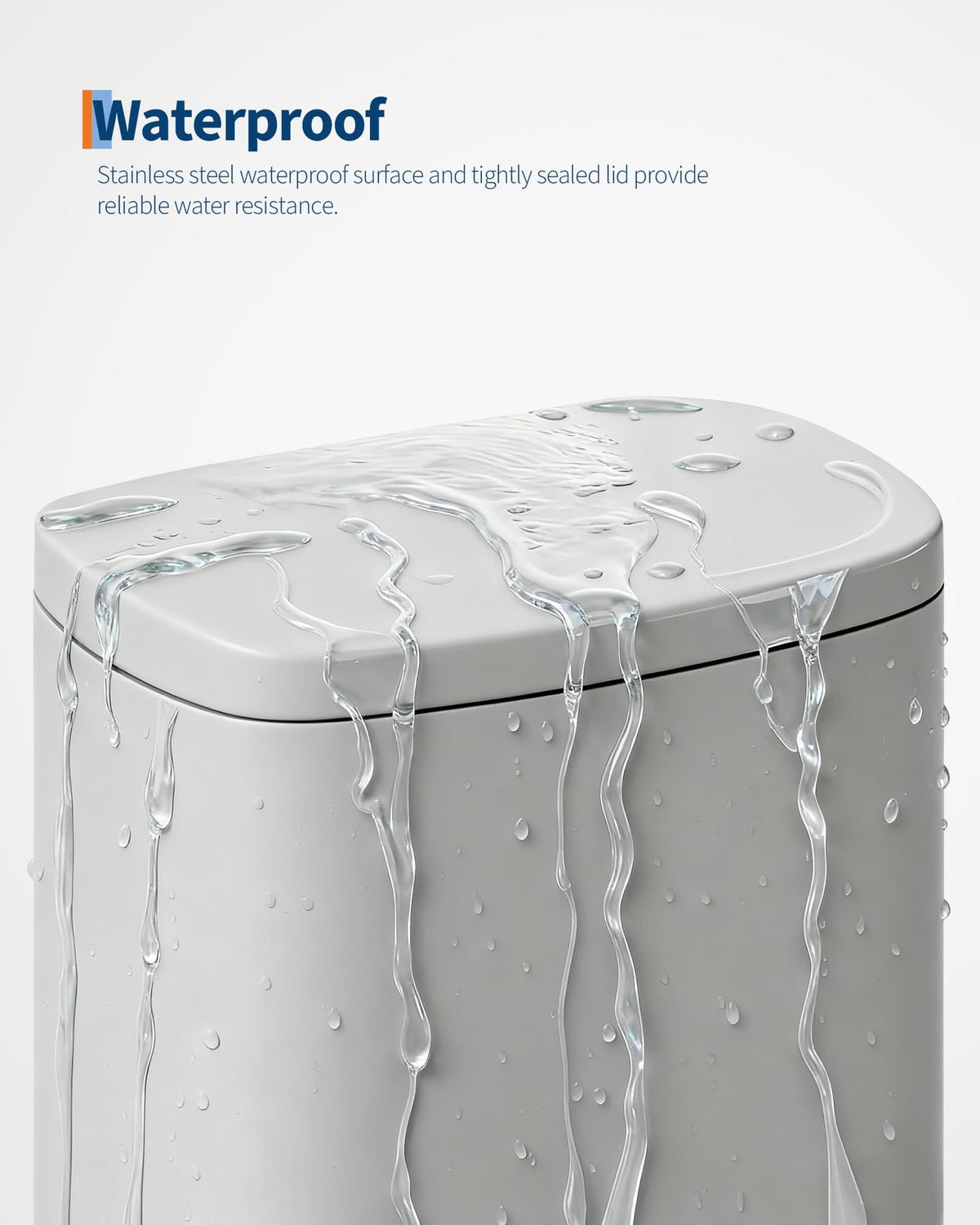 Garvee removable inner bucket simplifies bag changes and odor management.