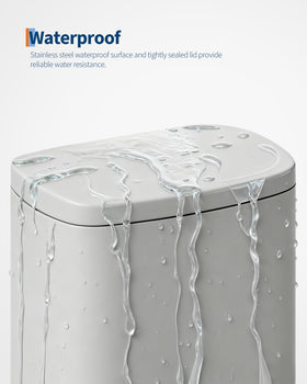 Garvee removable inner bucket simplifies bag changes and odor management.
