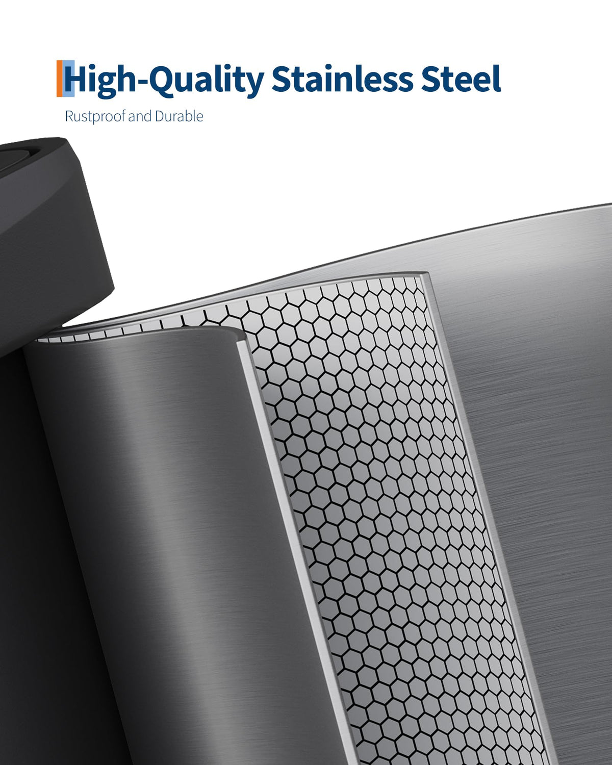 Garvee rustproof stainless shell keeps daily use effortless and long-lasting.