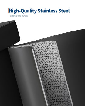 Garvee soft-close lid—quiet, controlled closing during cooking.