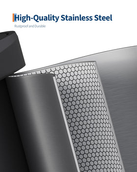 Garvee step-on trash can with soft-close lid delivers quiet, smooth operation.