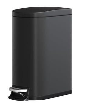 GarveeHome 13 Gal slim kitchen trash can between cabinets for space-saving convenience