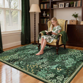 GarveeHome Forest Rugs 5x7 with cloud-soft texture for warm feet.