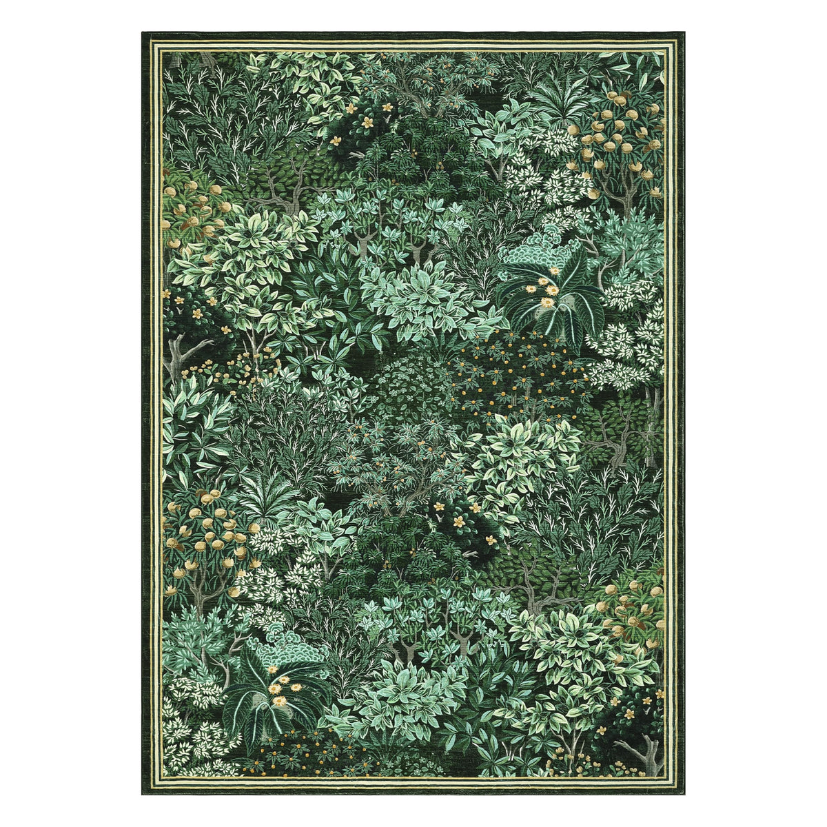 GarveeHome Forest Rugs 5x7 stain-resistant fabric keeps spills simple.