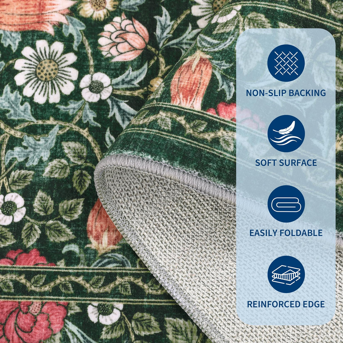 GarveeHome floral pattern adds boho charm to dining areas.
