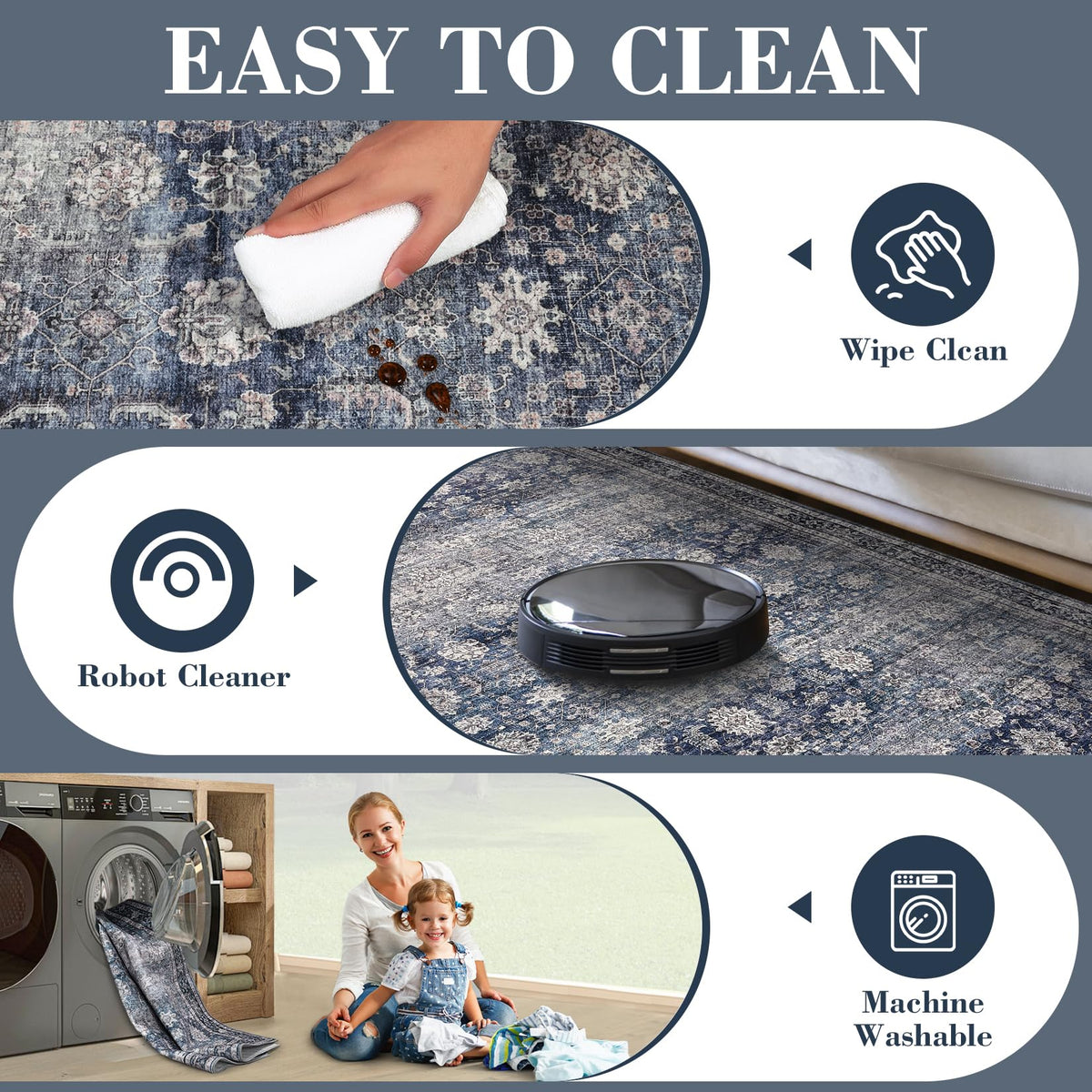 GarveeHome close-up shows soft plush surface underfoot