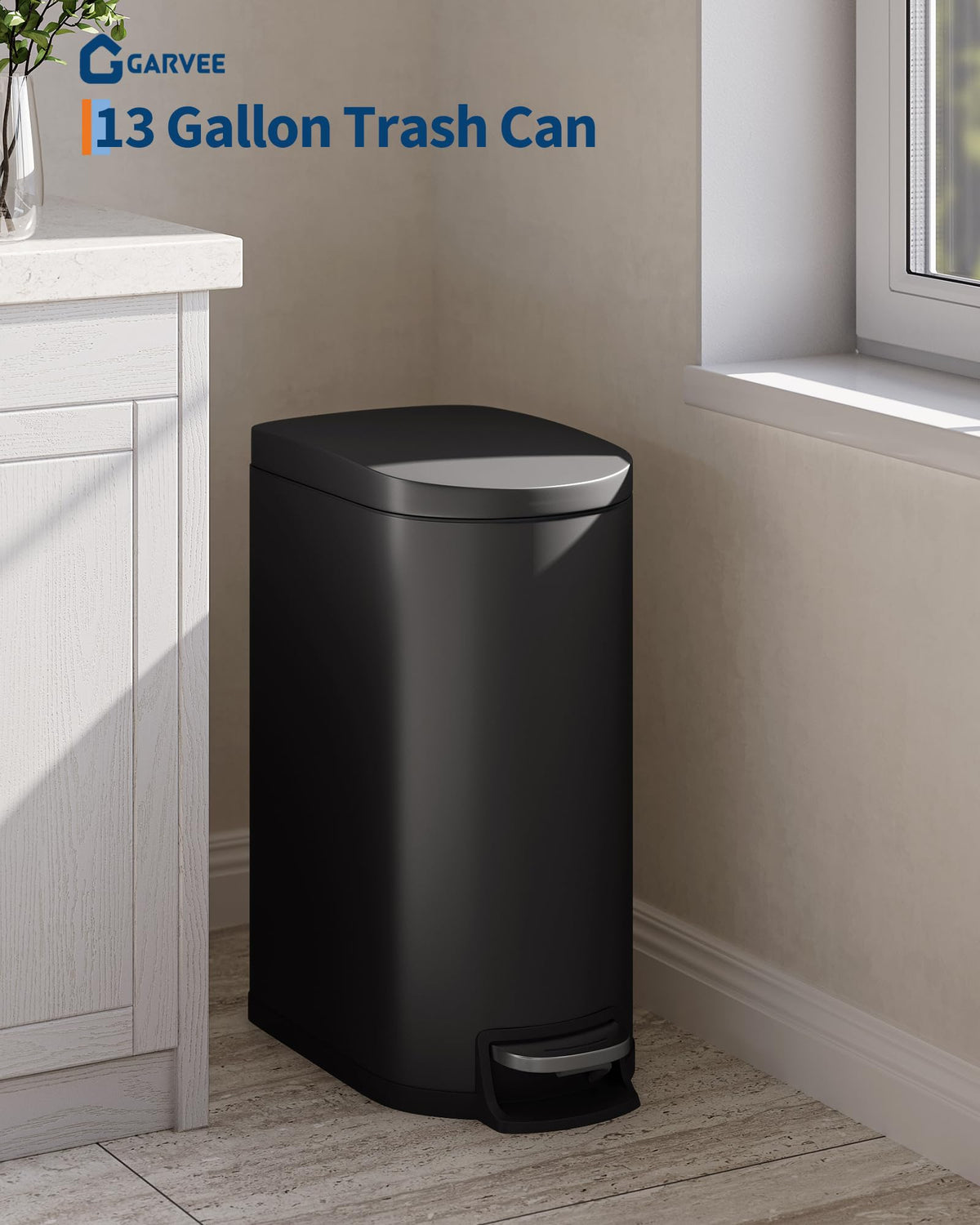 GarveeHome stainless steel finish resists fingerprints for a clean, modern look