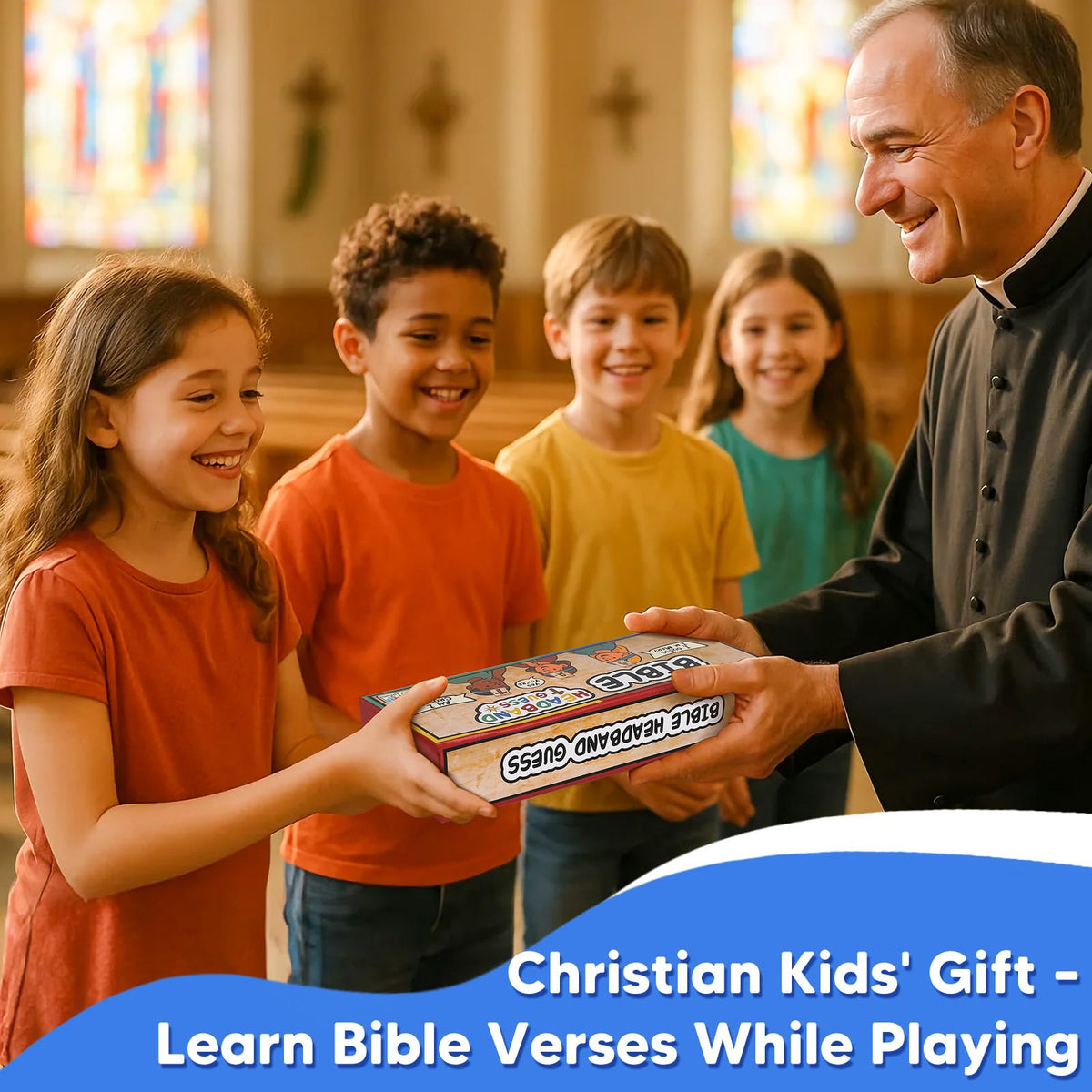 Gift-ready Garybank Bible Headbands for kids Easter or Christmas
