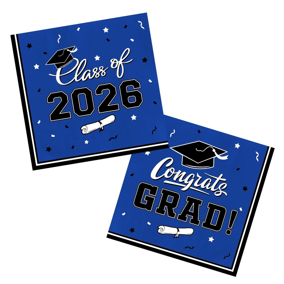 Gatherfun banner graduation 2026 blue adds celebratory signage