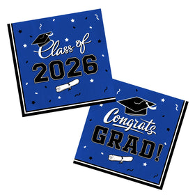 Gatherfun banner graduation 2026 blue adds celebratory signage