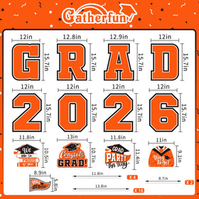 Gatherfun class-of-2026 yard sign highlights the milestone outdoors