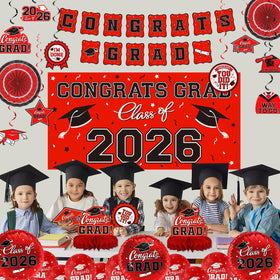 Gatherfun congrats grad balloons elevate centerpiece celebrations.