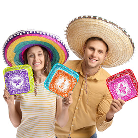 Gatherfun Fiesta Kit vibrant fiesta decorations set the celebratory mood.
