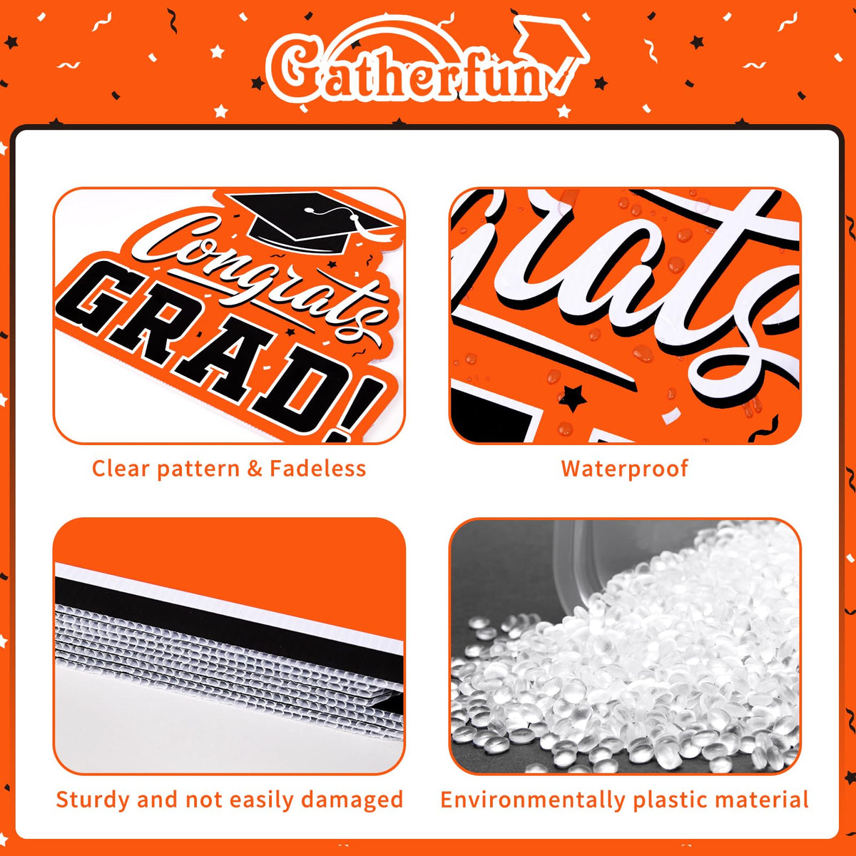 Gatherfun graduation cap theme design complements 2026 decor