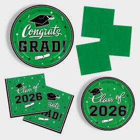 Gatherfun graduation cocktail napkins compact and absorbent for beverages and appetizers