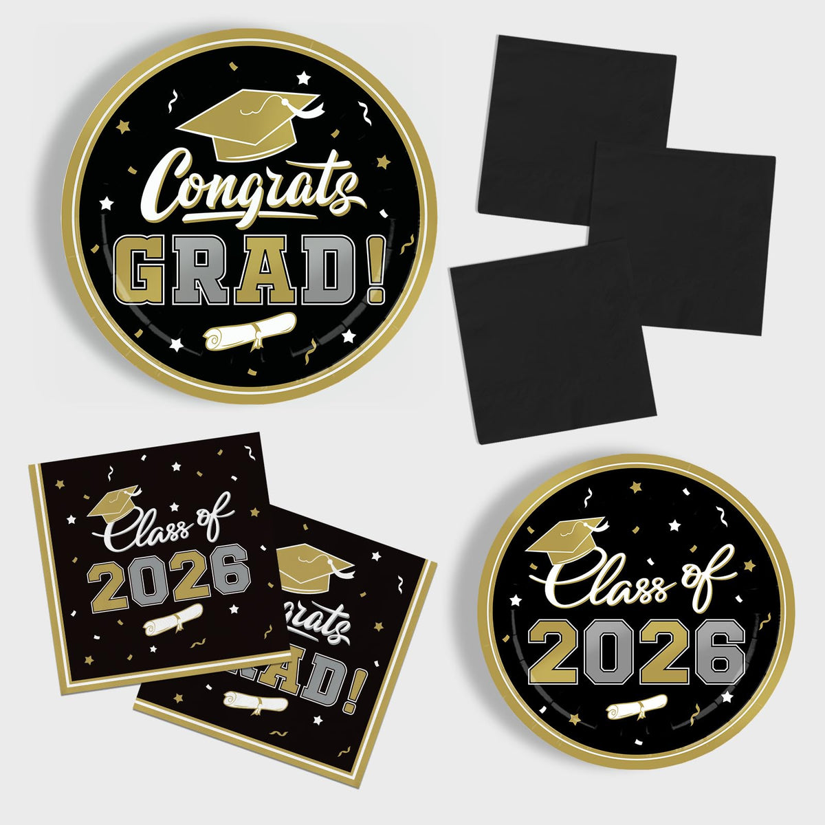 Gatherfun graduation cocktail napkins sturdy and decorative for guests